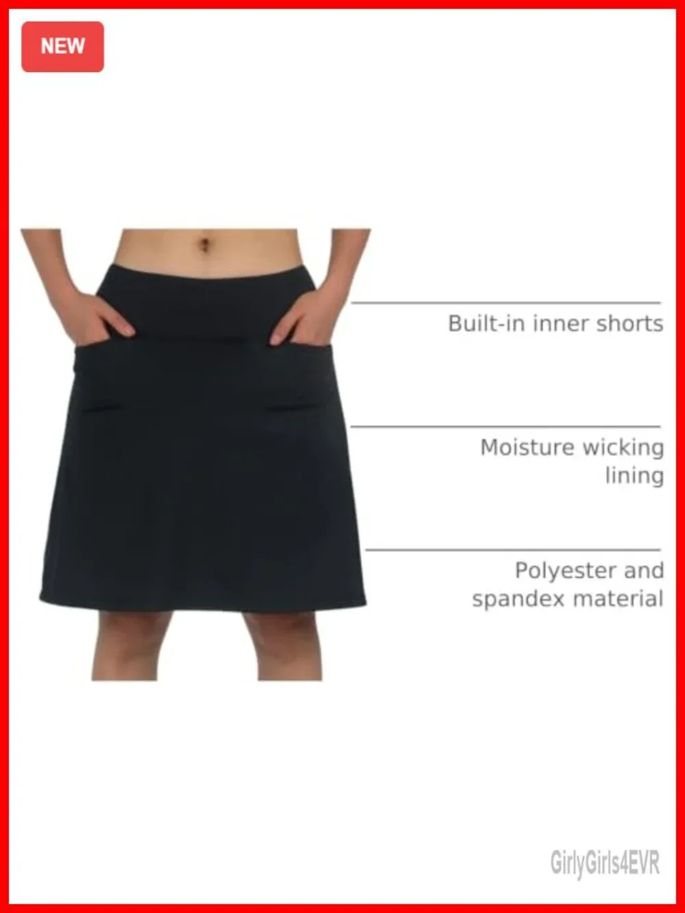 Women's Athletic Skort 20